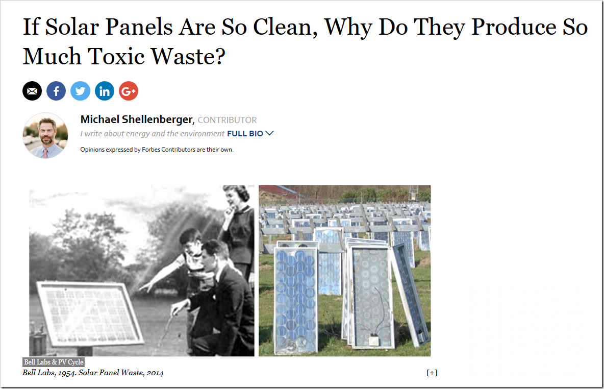 If solar panels are so clean, why do they produce so much waste?